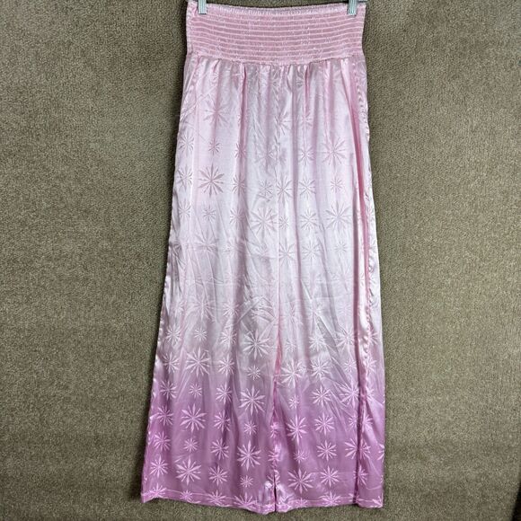 Disney PJs Pajamas Set Women's Medium Pink Soft Frozen Silky Soft Olaf Sleep Set - Picture 8 of 12